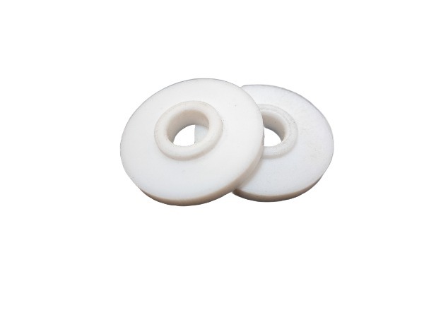 واشر PTFE ، خرید واشر PTFE ،واشر PTFE از جنس تفلون PTFE (پلی تترا فلوئورو اتیلن) می‌باشد. این تفلون نچسب، دارای ضریب اصط